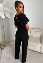 Black Jackie Belted Jumpsuit | 2