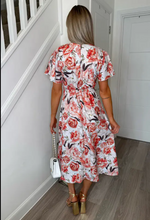 Kinsley Ombre Maigold Floral Slit Dress | 2