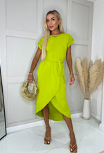 Neon Madison Wrap Dress