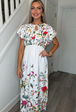 Rebecca Fleur Floral Keyhole Maxi Dress