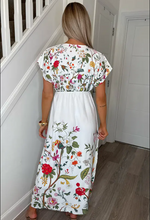 Rebecca Fleur Floral Keyhole Maxi Dress