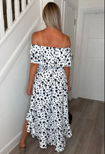 Celine White Polka Dot Dress