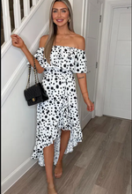 Celine White Polka Dot Dress
