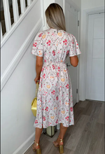 Rhea Seasonal Marie Floral V-Neck Skater Dress